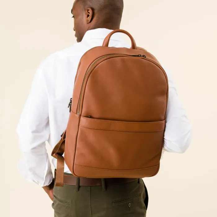 Nisolo Bags and Wallets Women Alex Commuter Backpack Caramel
