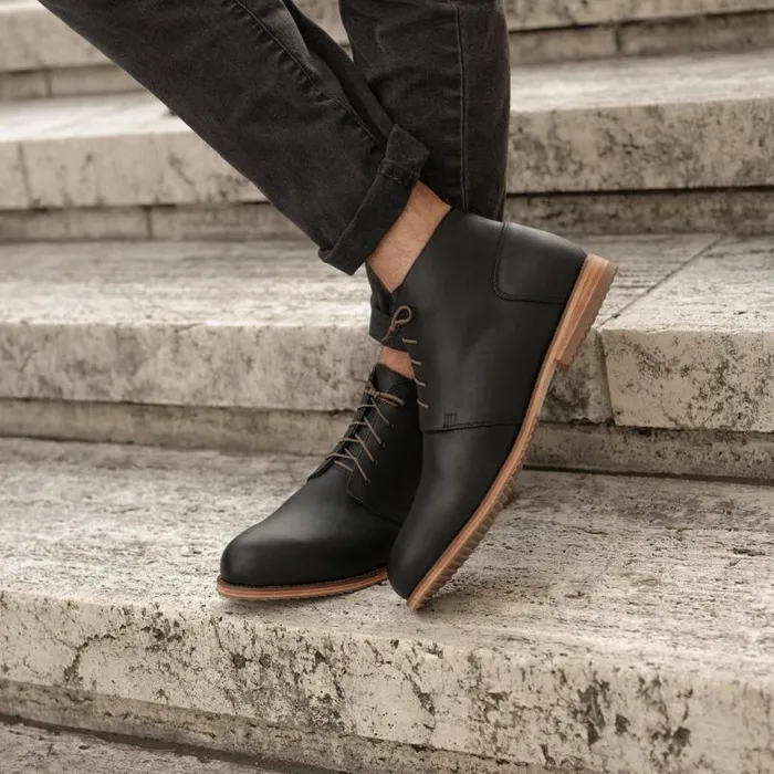 Nisolo Boots Men Everyday Chukka Boot Black Nisolo Boots Men Everyday Chukka Boot Black