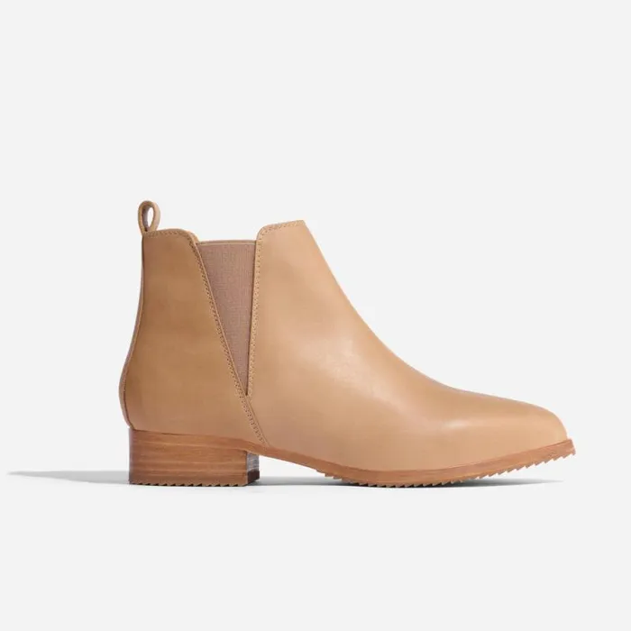Nisolo Boots Women Eva Everyday Chelsea Boot Almond