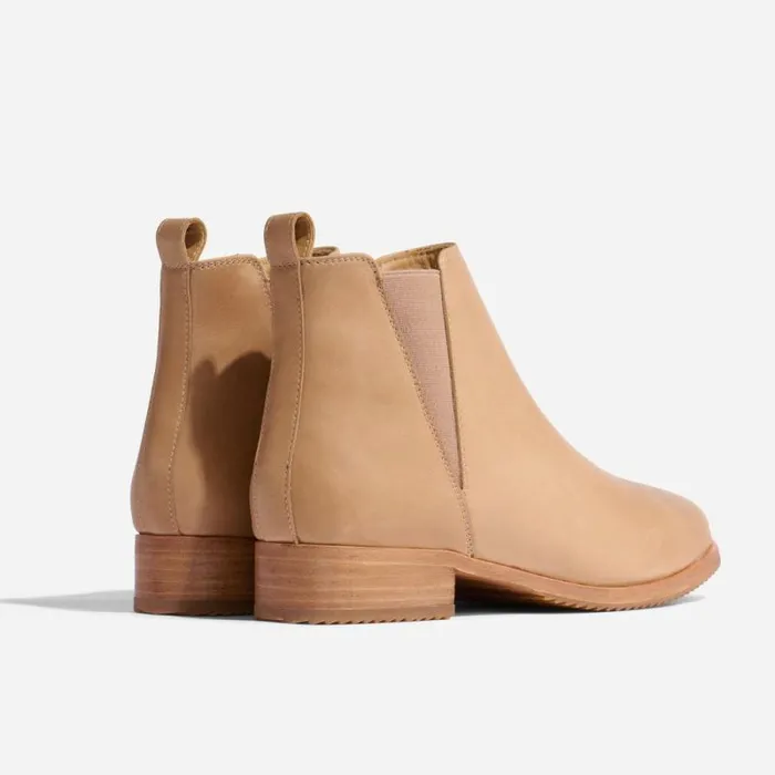 Nisolo Boots Women Eva Everyday Chelsea Boot Almond