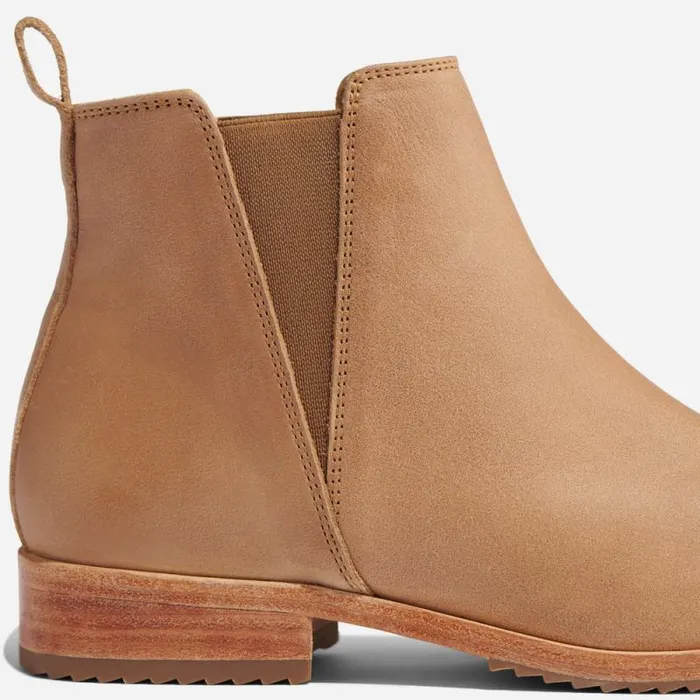 Nisolo Boots Women Eva Everyday Chelsea Boot Almond