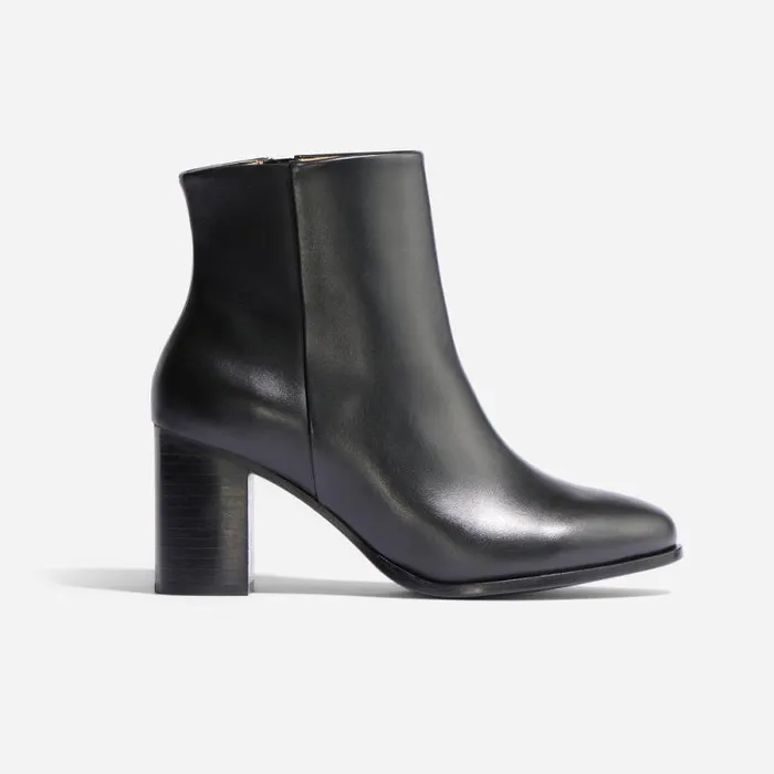 Nisolo Boots Women Lia Heeled Bootie Black