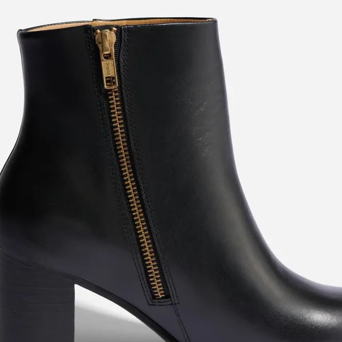 Nisolo Boots Women Lia Heeled Bootie Black
