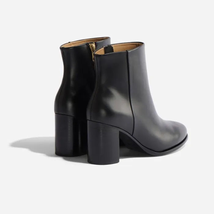 Nisolo Boots Women Lia Heeled Bootie Black