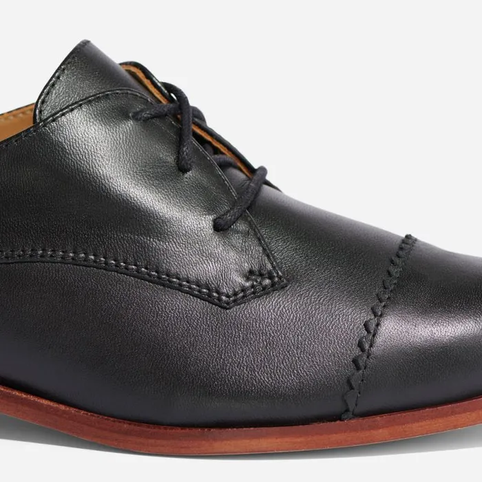 Nisolo Flats and Slip Ons Women Emilia Cap Toe Oxford Black Nisolo Flats and Slip Ons Women Emilia Cap Toe Oxford Black