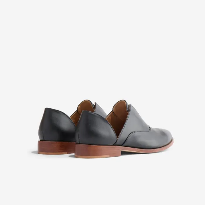 Nisolo Flats and Slip Ons Women Emma D039Orsay Oxford 20 Black Nisolo Flats and Slip Ons Women Emma D039Orsay Oxford 20 Black