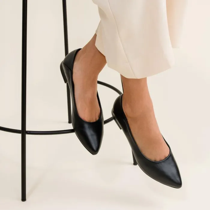 Nisolo Flats and Slip Ons Women Fina Pointed Toe Flat Black Nisolo Flats and Slip Ons Women Fina Pointed Toe Flat Black