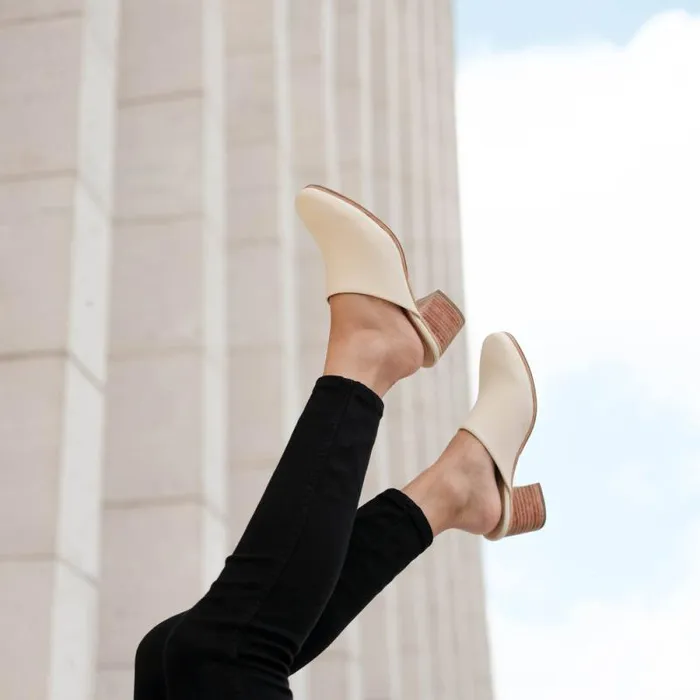 Nisolo Heels Women AllDay Heeled Mule Bone