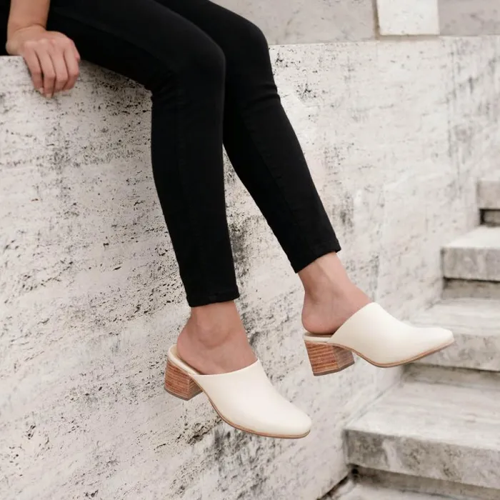 Nisolo Heels Women AllDay Heeled Mule Bone