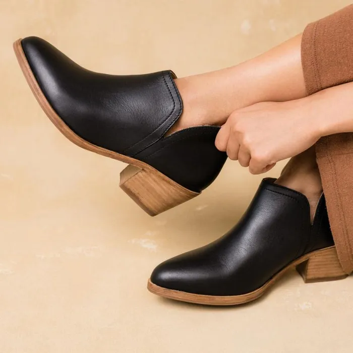 Nisolo Heels Women Mia Everyday Ankle Bootie Black Nisolo Heels Women Mia Everyday Ankle Bootie Black