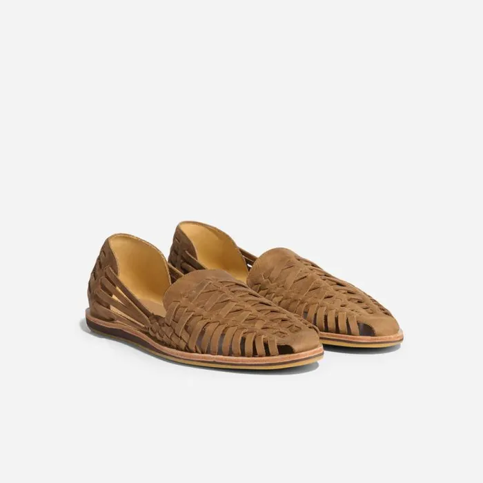 Nisolo Sandals and Slip Ons Men Huarache Sandal Tobacco