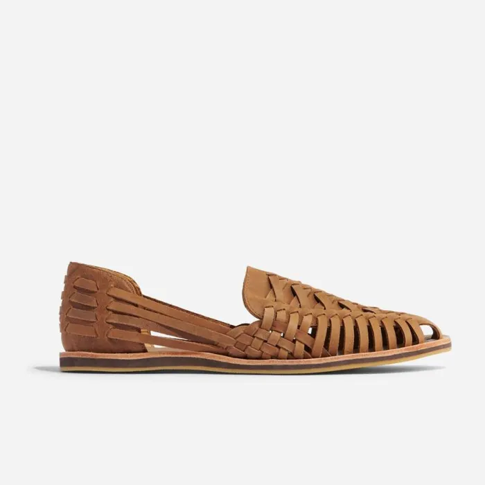 Nisolo Sandals and Slip Ons Men Huarache Sandal Tobacco Nisolo Sandals and Slip Ons Men Huarache Sandal Tobacco