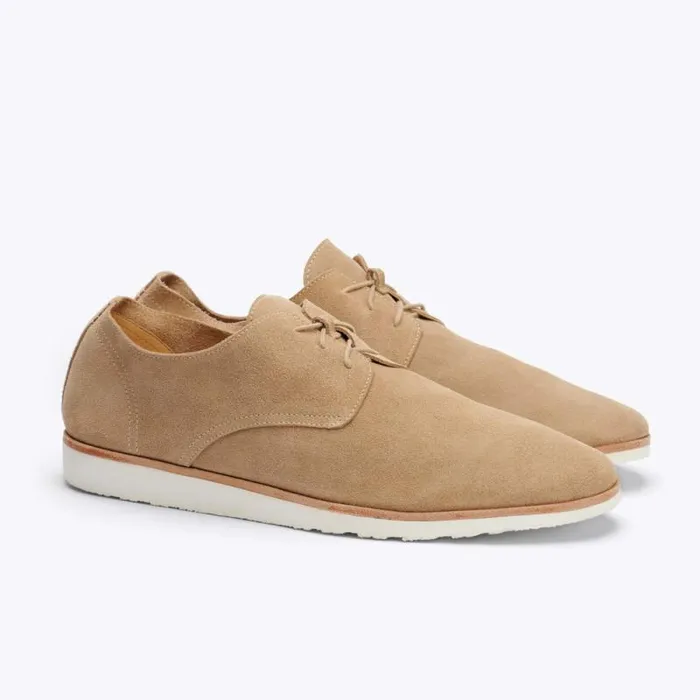 Nisolo Sandals and Slip Ons Men Lightweight Flex Derby Stone