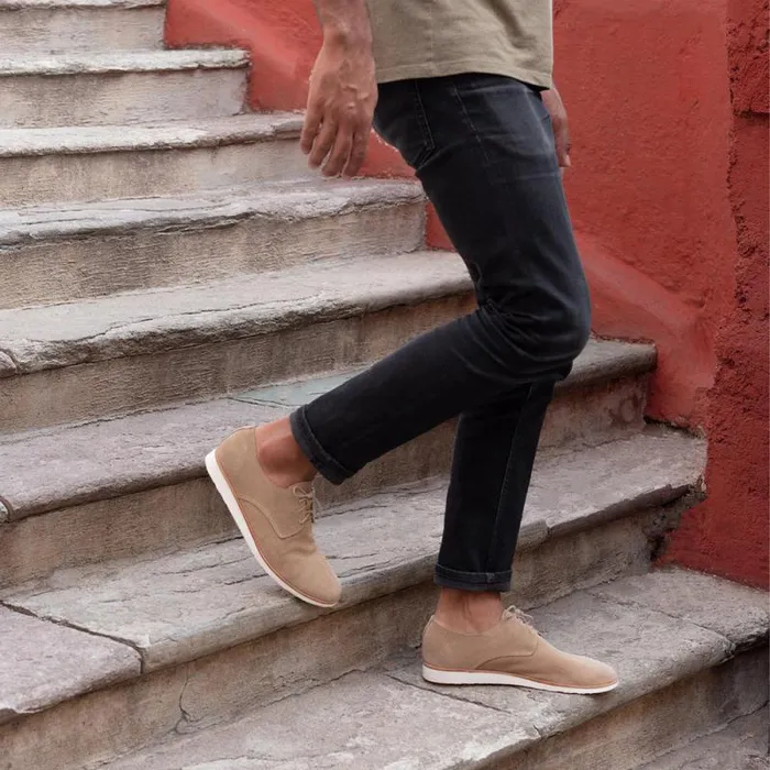 Nisolo Sandals and Slip Ons Men Lightweight Flex Derby Stone
