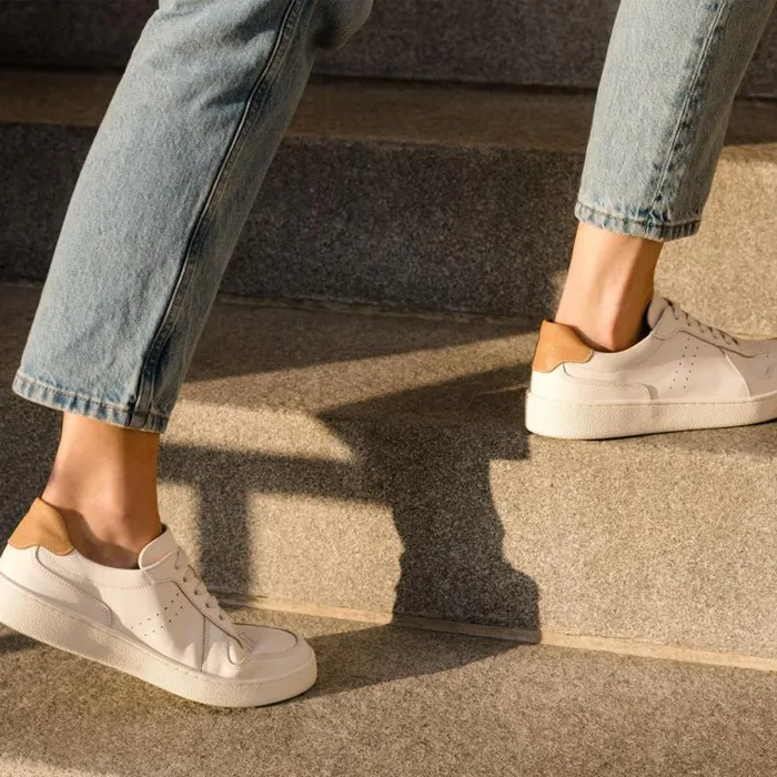Nisolo Sneakers Women Bria GoTo Court Sneaker White Nisolo Sneakers Women Bria GoTo Court Sneaker White
