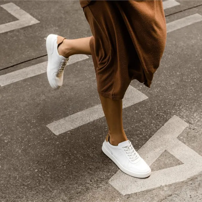 Nisolo Sneakers Women Bria GoTo Court Sneaker White Nisolo Sneakers Women Bria GoTo Court Sneaker White