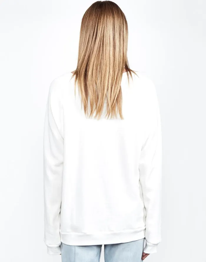 Noleta Pink Foil Zipper Mouth Milk Women039s Lauren Moshi Long Sleeve