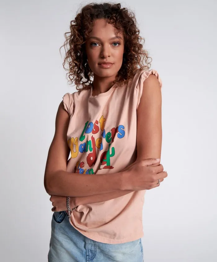 One Teaspoon Basic Tees ORGANIC LOST WANDERERS UNISEX TEE 8211 Women
