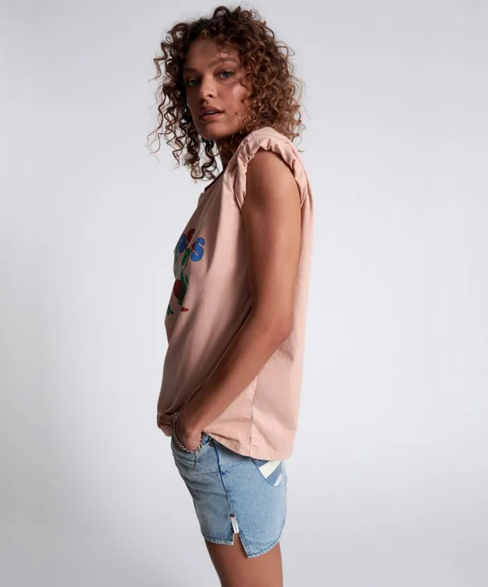 One Teaspoon Basic Tees ORGANIC LOST WANDERERS UNISEX TEE 8211 Women