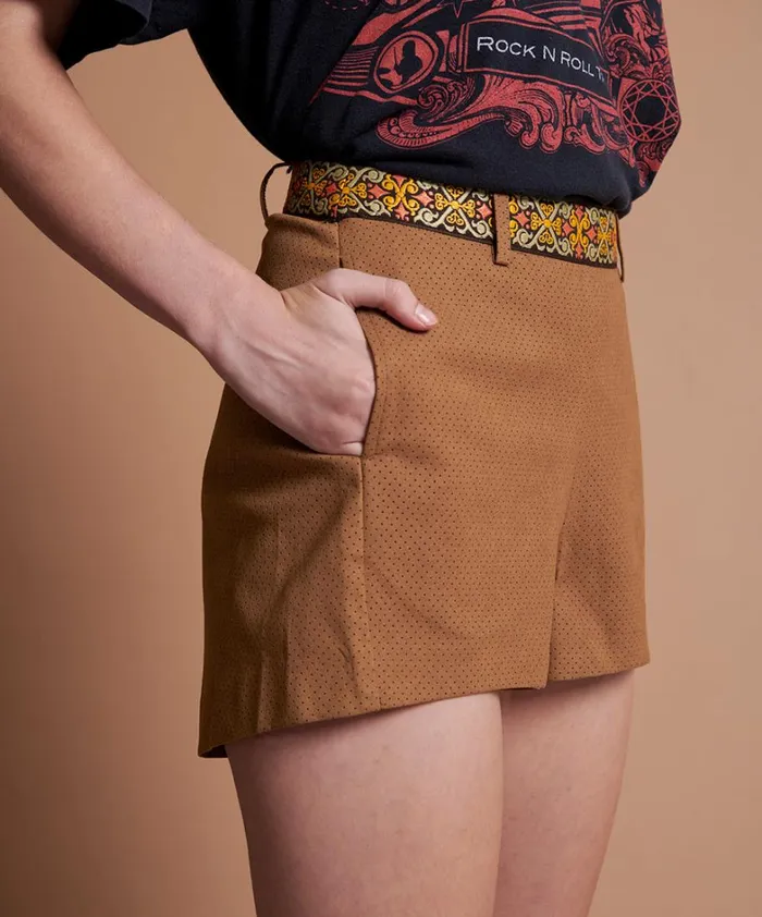 One Teaspoon Bottoms FLEETWOOD VEGAN LEATHER SHORTS 8211 Women One Teaspoon Bottoms FLEETWOOD VEGAN LEATHER SHORTS 8211 Women