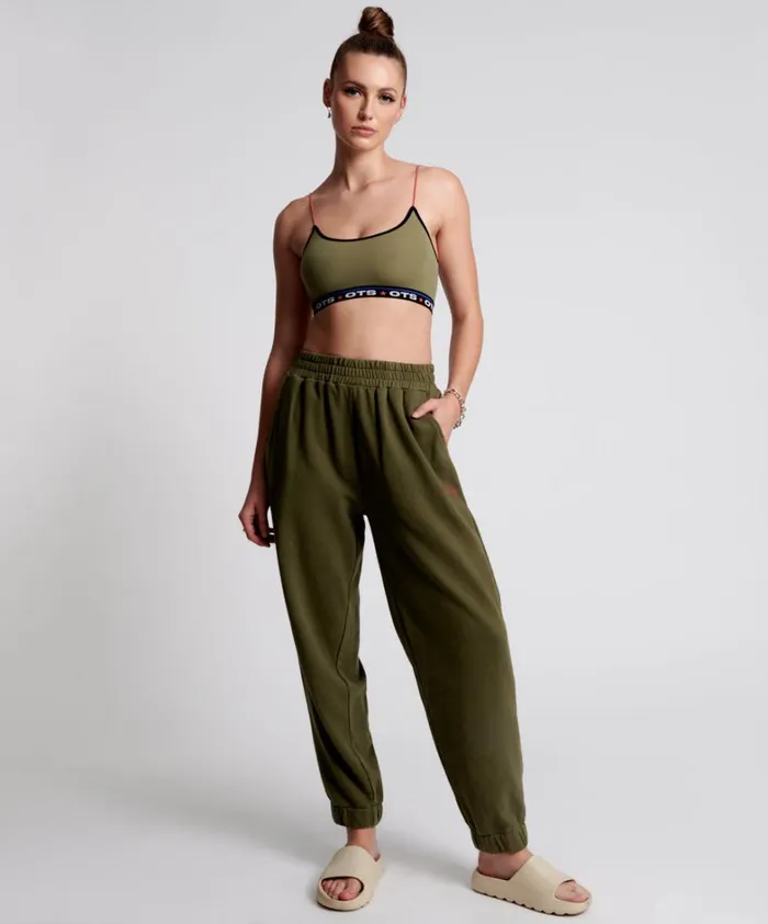 One Teaspoon Bottoms OTS KHAKI HIGH WAIST KICK PANTS 8211 Women