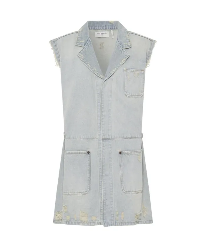 One Teaspoon Denim Dresses OLD WEST PALISADES DENIM DRESS 8211 Women