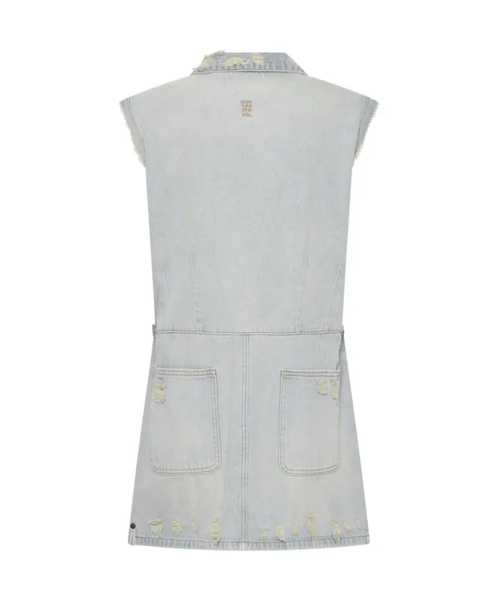One Teaspoon Denim Dresses OLD WEST PALISADES DENIM DRESS 8211 Women