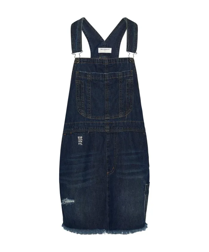 One Teaspoon Denim Dresses ROYAL BLUE MINI STANTON ST DRESS 8211 Women
