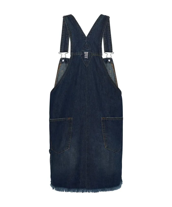 One Teaspoon Denim Dresses ROYAL BLUE MINI STANTON ST DRESS 8211 Women