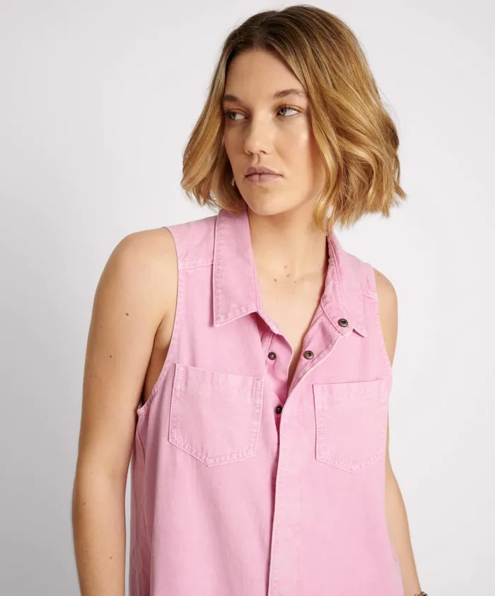 One Teaspoon Denim Jumpsuits PINK FONDANT BRAXTON JUMPSUIT 8211 Women