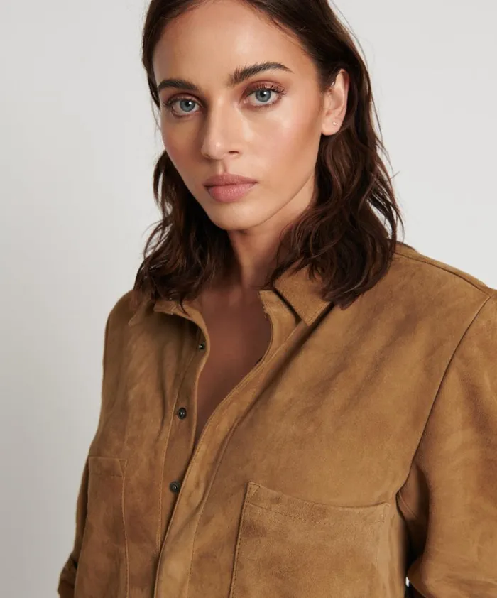 One Teaspoon Denim Jumpsuits TAN SUEDE PROPHECY JUMPSUIT 8211 Women