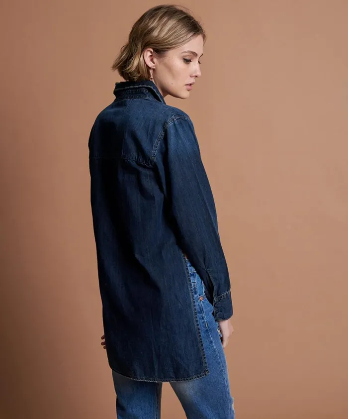 One Teaspoon Denim Tops STONE COLD DENIM SHIRT 8211 Women One Teaspoon Denim Tops STONE COLD DENIM SHIRT 8211 Women