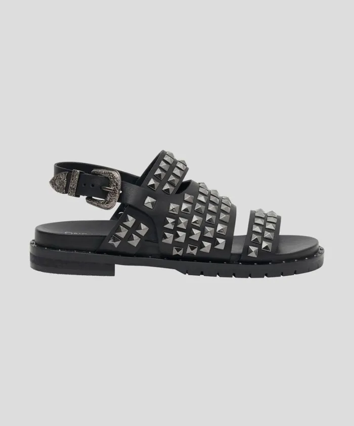 One Teaspoon Footwear GUNMETAL STUDDED VIVIENNE SANDAL 8211 Women