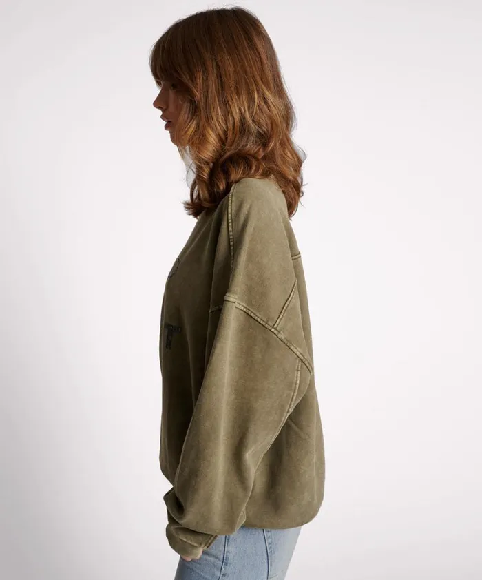One Teaspoon Hoodies And Sweats WILD AT HEART STUDDED RETRO SWEATER 8211 Women One Teaspoon Hoodies And Sweats WILD AT HEART STUDDED RETRO SWEATER 8211 Women