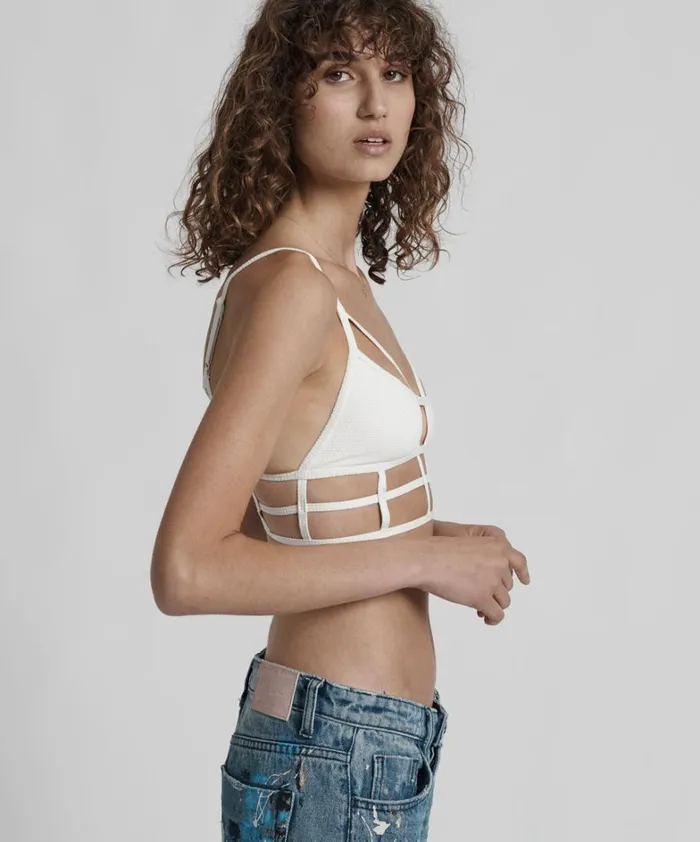 One Teaspoon Intimates LE RITZ BODICE WHITE 8211 Women