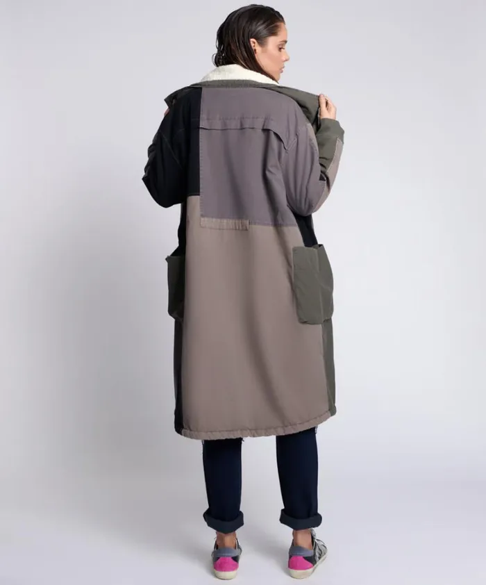 One Teaspoon Jackets PATCHWORK UTILITY DEFENDER COAT 8211 Women One Teaspoon Jackets PATCHWORK UTILITY DEFENDER COAT 8211 Women