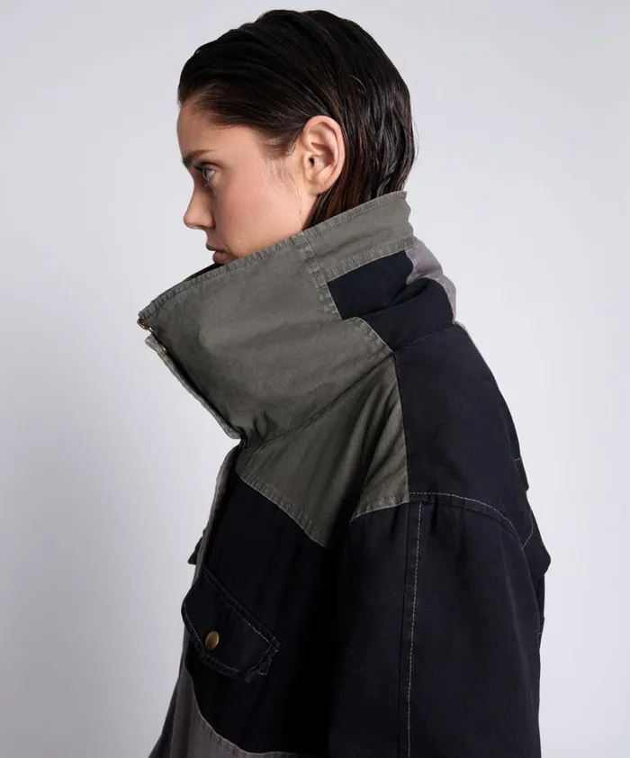 One Teaspoon Jackets PATCHWORK UTILITY DEFENDER COAT 8211 Women One Teaspoon Jackets PATCHWORK UTILITY DEFENDER COAT 8211 Women