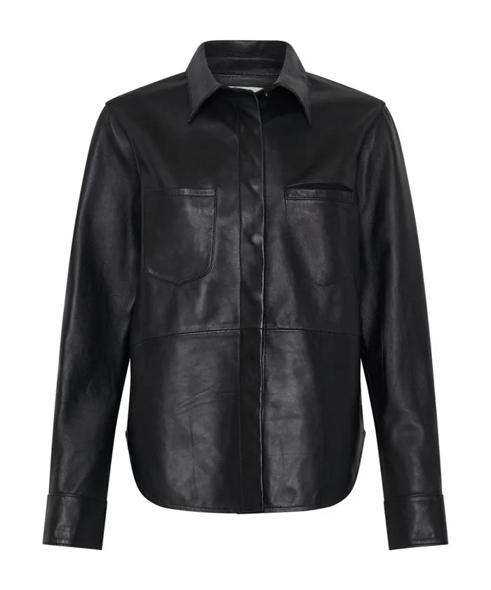 One Teaspoon Leather Jackets SOFIA CUT OUT LEATHER SHIRT 8211 Women One Teaspoon Leather Jackets SOFIA CUT OUT LEATHER SHIRT 8211 Women