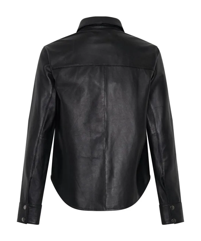 One Teaspoon Leather Jackets SOFIA CUT OUT LEATHER SHIRT 8211 Women One Teaspoon Leather Jackets SOFIA CUT OUT LEATHER SHIRT 8211 Women