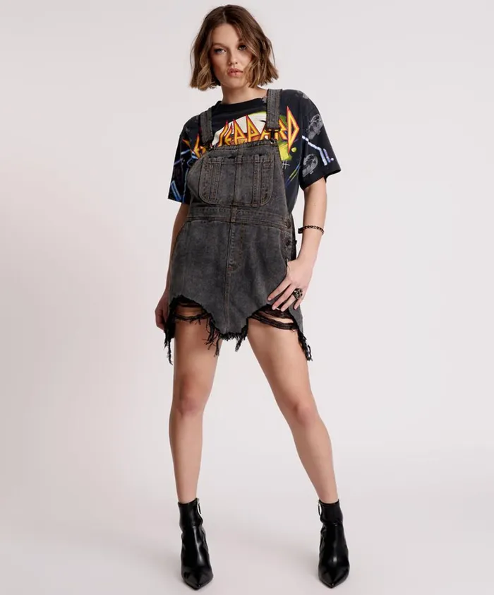 One Teaspoon Midi and Maxi Dresses STANTON ST DENIM PINI DRESS 8211 Women