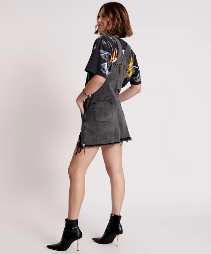 One Teaspoon Midi and Maxi Dresses STANTON ST DENIM PINI DRESS 8211 Women One Teaspoon Midi and Maxi Dresses STANTON ST DENIM PINI DRESS 8211 Women