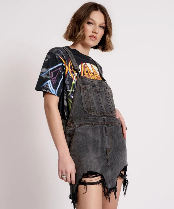 One Teaspoon Midi and Maxi Dresses STANTON ST DENIM PINI DRESS 8211 Women One Teaspoon Midi and Maxi Dresses STANTON ST DENIM PINI DRESS 8211 Women