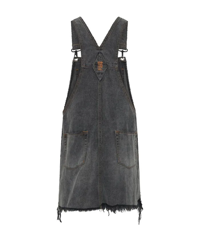 One Teaspoon Midi and Maxi Dresses STANTON ST DENIM PINI DRESS 8211 Women One Teaspoon Midi and Maxi Dresses STANTON ST DENIM PINI DRESS 8211 Women