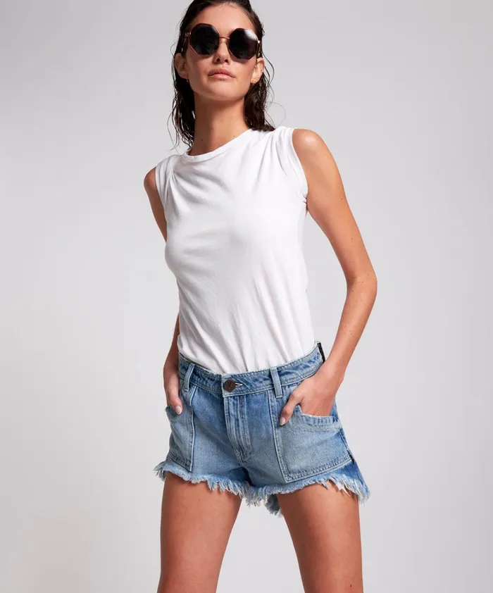 One Teaspoon Organic Tees DELAWARE UTILITY ORGANIC SUSTAINABLE MARLONS LOW W 8211 Women One Teaspoon Organic Tees DELAWARE UTILITY ORGANIC SUSTAINABLE MARLONS LOW W 8211 Women