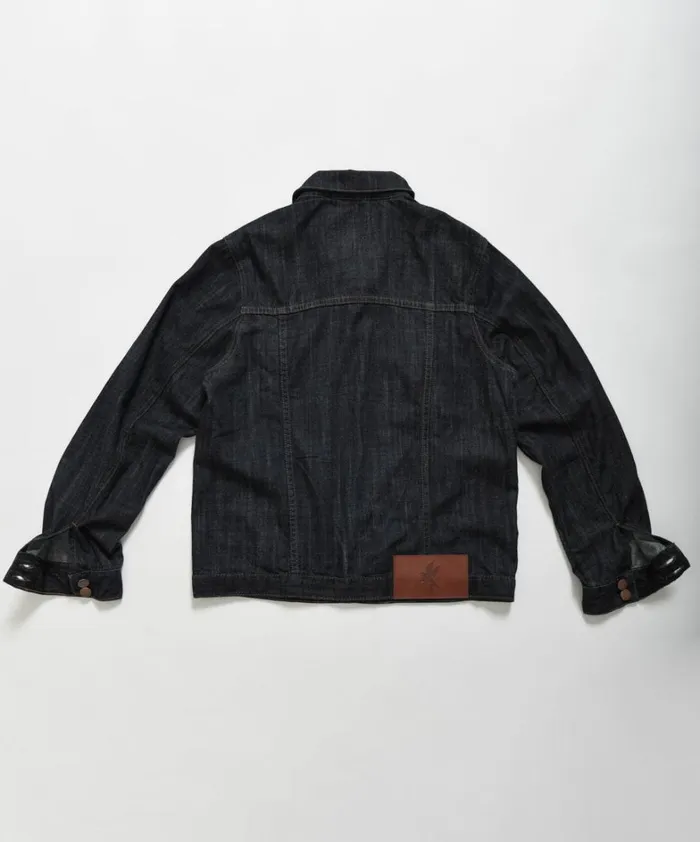 One Teaspoon Organic Tees ORGANIC RAW BANDIT TRUCKER JACKET BLUE 8211 Women