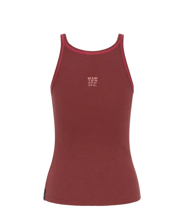 One Teaspoon Tees and Tanks ONE TEASPOON RIB SINGLET RED 8211 Women One Teaspoon Tees and Tanks ONE TEASPOON RIB SINGLET RED 8211 Women