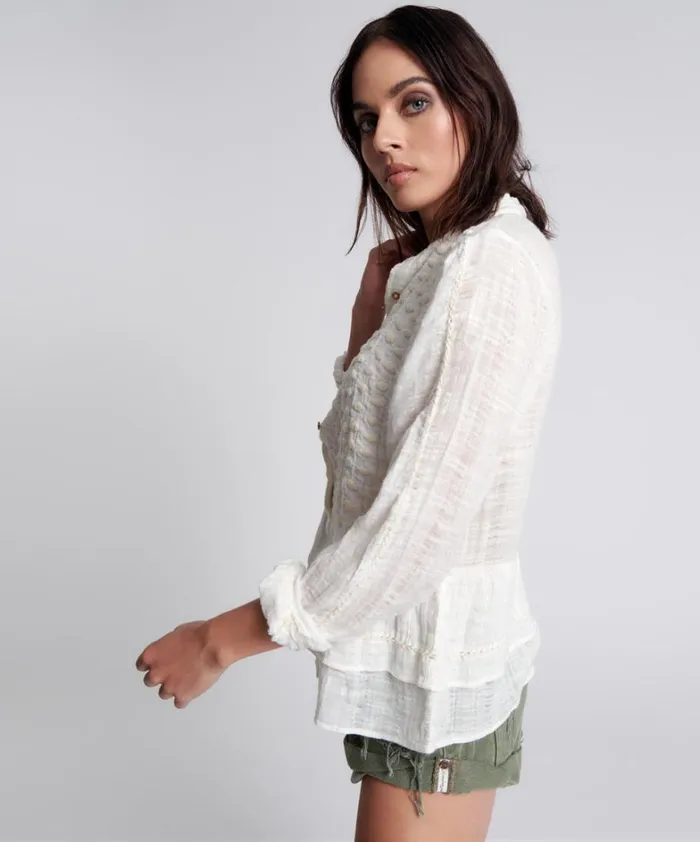 One Teaspoon Tops ARTISAN HANDMADE PHOENIX TOP 8211 Women