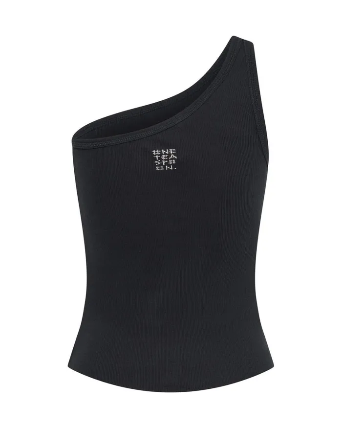 One Teaspoon Tops ASYMMETRICAL RIB TANK TOP 8211 Women