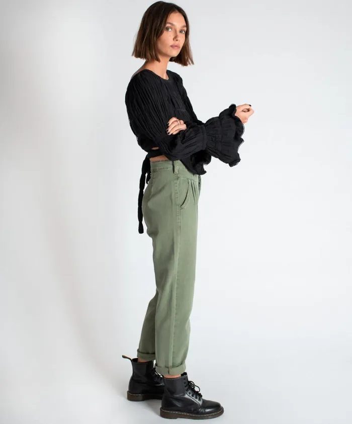 One Teaspoon Tops BLACK SUMMER NIGHTS CROP 8211 Women