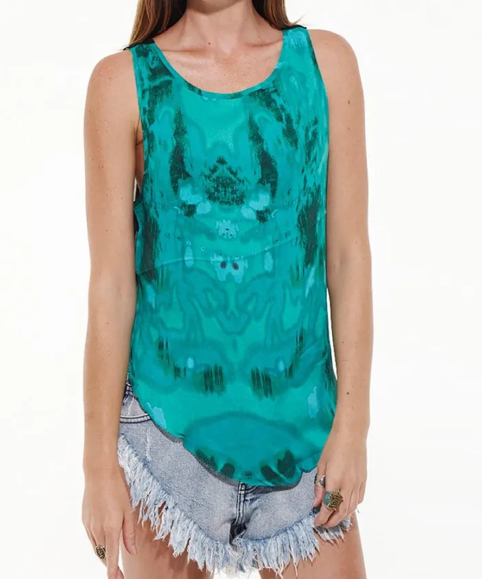 One Teaspoon Tops EMERALD ROSE DOLLY TOP 8211 Women